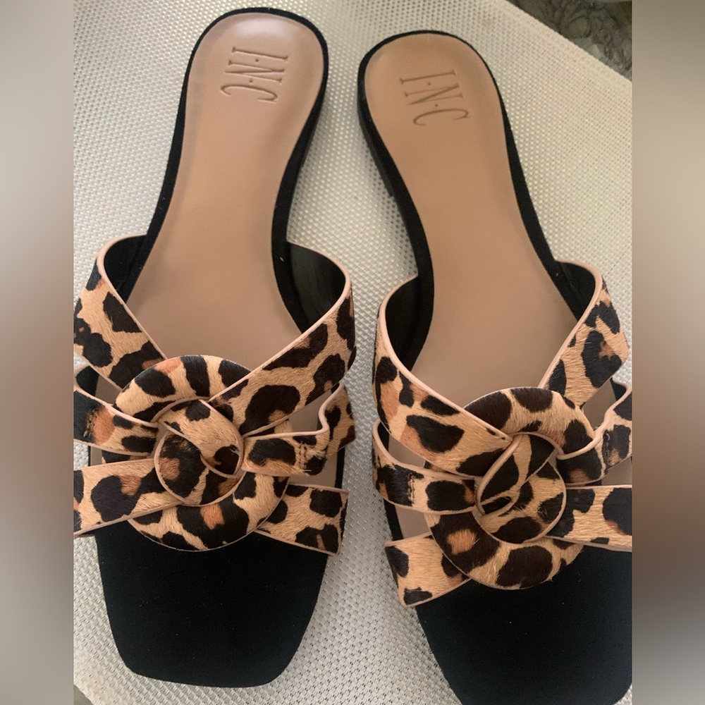 INC International Concepts Open Toe Slides